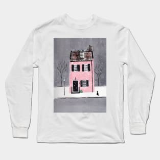 Winter Town House Long Sleeve T-Shirt